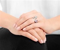 Anello Swarovski Donna in Lega metallica Cristallo 5139721-15 - 5139721-15